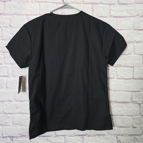 Dickies Women's Black V-Neck 2 Pocket Scrub Top Size XS NWT - Picture 4 of 10